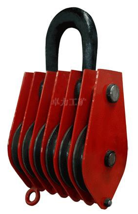 吊環(huán)型六輪滑車，軸套吊環(huán)型六輪滑車，滑車